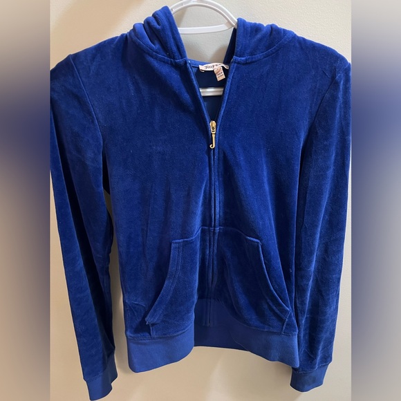 Juicy Couture Velvet Zip up Hoodie - Picture 2 of 4